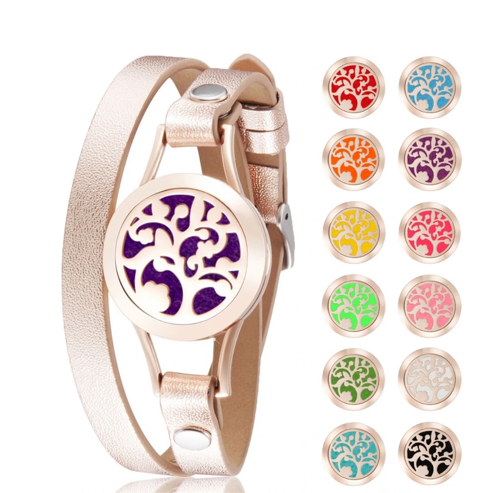 Hypnotique Essential Oil Diffuser Tree of Life Aromatherapy Bracelet